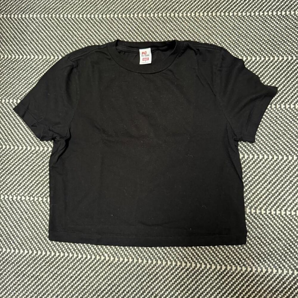 Re-done Women's Black T-shirt